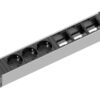 POWER FRAME listwa zasil. 6x: 3x gn.UTE z bolc.uz., 3x wolne miejsce czarna ALU (916.048) POWER FRAME listwa zasil. 6x: 3x gn.UTE z bolc.uz., 3x wolne miejsce czarna ALU (916.048)