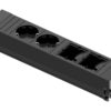 POWER FRAME listwa zasil. 4x: 2x gn.Schuko 2x wolne miejsce GST18i3 czarna (916.0601) POWER FRAME listwa zasil. 4x: 2x gn.Schuko 2x wolne miejsce GST18i3 czarna (916.0601)