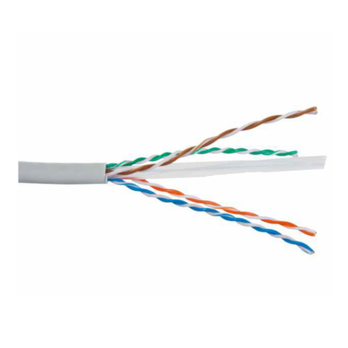 Kabel U/UTP kat.6 Domnet drut PVC 4x2x24AWG, skrętka dł.100m