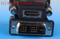 Adapter DVI-D18 wtyk na gniazdo HDMI