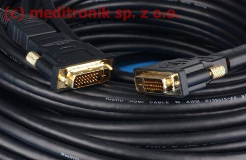 Kabel DVI-D18 singel link wtyk na wtyk długość 20 metrów