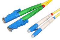 Patchcord światłowodowy E2000-LC OS1 9/125µm SM duplex długość na zamówienie