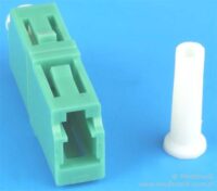 Adapter światłowodowy LC/APC-LC/APC simplex SM