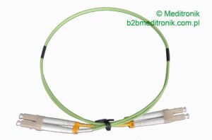 Patchcord światłowodowy mm lc/upc-lc/upc duplex 3.0mm om3 50/125 lszh 1m aqua Lanberg