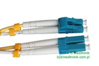 Patchcord światłowodowy LC-LC OS2 9/125µm SM duplex dł.0,5m