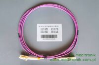 Patchcord światłowodowy LC-LC OM4 50/125µm MM duplex dł.2m Patchcord światłowodowy LC-LC OM4 50/125µm MM duplex dł.2m