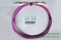 Patchcord światłowodowy LC-LC OM4 50/125µm MM duplex dł.3m Patchcord światłowodowy LC-LC OM4 50/125µm MM duplex dł.3m
