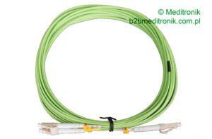 Patchcord światłowodowy mm lc/upc-lc/upc duplex 3.0mm om3 50/125 lszh 1m aqua Lanberg