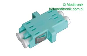 Patchcord światłowodowy mm lc/upc-lc/upc duplex 3.0mm om3 50/125 lszh 1m aqua Lanberg