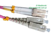 Patchcord światłowodowy LC-SC 50/125 OM4 MM duplex 0,5m