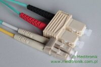 Patchcord światłowodowy LC-SC OM3 50/125µm MM duplex dł.1m Patchcord światłowodowy LC-SC OM3 50/125µm MM duplex dł.1m