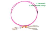 Patchcord światłowodowy LC-SC 50/125 OM4 MM duplex 1m Patchcord światłowodowy LC-SC 50/125 OM4 MM duplex 1m