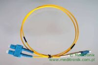 Patchcord światłowodowy LC-SC OS2 9/125µm SM duplex dł.1m
