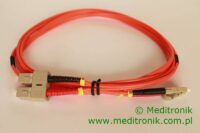 Patchcord światłowodowy LC-SC OM2 50/125µm MM duplex dł.2m Patchcord światłowodowy LC-SC OM2 50/125µm MM duplex dł.2m