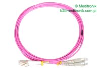 Patchcord światłowodowy LC-SC 50/125 OM4 MM duplex 3m Patchcord światłowodowy LC-SC 50/125 OM4 MM duplex 3m