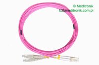 Patchcord światłowodowy LC-SC 50/125 OM4 MM duplex 5m Patchcord światłowodowy LC-SC 50/125 OM4 MM duplex 5m