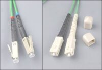 Patchcord światłowodowy LC-SC OM1 62,5/125µm MM duplex dł.10m