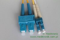 Patchcord światłowodowy LC-SC OS2 9/125µm SM duplex dł.5m wykonywany na zamówienie