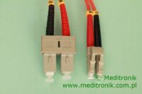 Patchcord światłowodowy LC-SC OM2 50/125µm MM duplex dł.10m