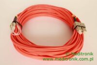 Patchcord światłowodowy LC-SC OM2 50/125µm MM duplex dł.10m Patchcord światłowodowy LC-SC OM2 50/125µm MM duplex dł.10m