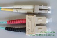 Patchcord światłowodowy LC-SC OM3 50/125µm MM duplex dł.10m Patchcord światłowodowy LC-SC OM3 50/125µm MM duplex dł.10m