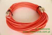 Patchcord światłowodowy LC-SC OM2 50/125µm MM duplex długość na zamówienie