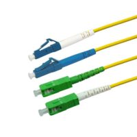 Patchcord światłowodowy LC-SC/APC OS2 9/125µm SM duplex dł.1m