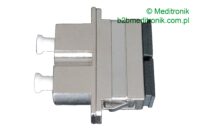 Adapter światłowodowy LC/UPC-SC/UPC duplex OM4 wielomodowy