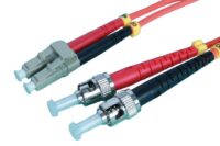 Patchcord światłowodowy LC-ST OM2 50/125µm MM duplex dł.1m wykonywany na zamówienie