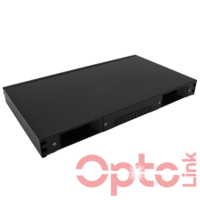 Przełącznica światłowodowa 19" 1U 24xSC duplex/24xLC quad czarna Przełącznica światłowodowa 19" 1U 24xSC duplex/24xLC quad czarna