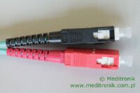 Patchcord światłowodowy SC-SC OM3 50/125µm MM duplex dł.20m Patchcord światłowodowy SC-SC OM3 50/125µm MM duplex dł.20m