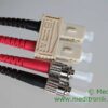 Patchcord światłowodowy E2000-SC OS1 9/125µm SM duplex dł.10m wykonywany na zamówienie