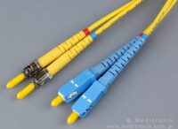 Patchcord światłowodowy SC-ST OS1 9/125µm SM duplex dł.1m wykonywany na zamówienie