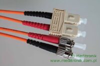 Patchcord światłowodowy SC-ST OM2 50/125µm MM duplex dł.2m wykonywany na zamówienie