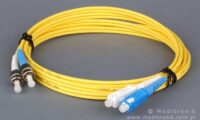 Patchcord światłowodowy SC-ST OS1 9/125µm SM duplex dł.2m wykonywany na zamówienie