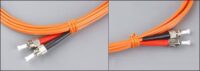 Patchcord światłowodowy ST-ST OM1 62,5/125µm MM duplex dł.1m