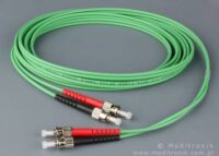 Patchcord światłowodowy ST-ST OS1 9/125µm SM duplex dł.1m wykonywany na zamówienie