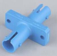 Adapter światłowodowy ST-ST simplex SM Flangeless