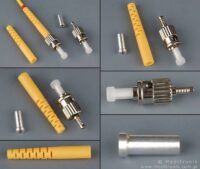 Złącze światłowodowe jednomodowe ST z 3mm osłonką żółtą