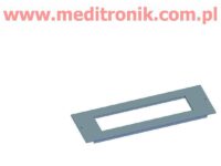 Płyta do montażu do 4 sztuk przyrządów modułowych 45x45mm w puszce podłogowej KOPOBOX 80, kolor -ciemno szary Płyta do montażu do 4 sztuk przyrządów modułowych 45x45mm w puszce podłogowej KOPOBOX 80, kolor -ciemno szary