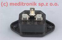 Złącze C14 na panel przykręcane rozstaw 36mm styk 4,8 mm Złącze C14 na panel przykręcane rozstaw 36mm styk 4,8 mm