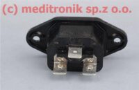 Z艂膮cze C14 na panel przykr臋cane rozstaw 40mm styki 6,3mm Z艂膮cze C14 na panel przykr臋cane rozstaw 40mm styki 6,3mm