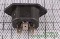 Z艂膮cze C13 na panel przykr臋cane rozstaw 40mm do wtyk贸w 6,3mm Z艂膮cze C13 na panel przykr臋cane rozstaw 40mm do wtyk贸w 6,3mm