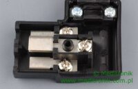 Złącze żeńskie C19 kątowe na kabel 3x1,5mm2