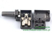 Z艂膮cze 偶e艅skie C19 k膮towe na kabel 3x2,1mm2 4790.1200 Z艂膮cze 偶e艅skie C19 k膮towe na kabel 3x2,1mm2 4790.1200