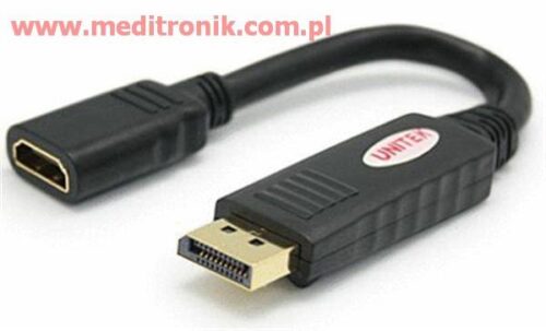 Unitek Y-5118DA Pasywny konwerter z Display Port wtyk na HDMI gniazdo