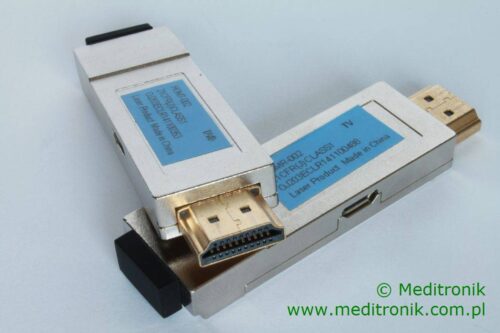 Transceiver HDMI na HDMI po światłowodzie MM 50/125um