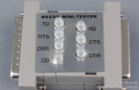 Mini tester 7-leds, wtyk DSUB25 na gniazdo DSUB25