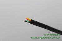 Kabel telefoniczny p艂aski 4-偶y艂owy 100% miedziany czarny Kabel telefoniczny p艂aski 4-偶y艂owy 100% miedziany czarny