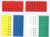 Samoprzylepne naklejki o wymiarach 10 x 8mmm z ikonami